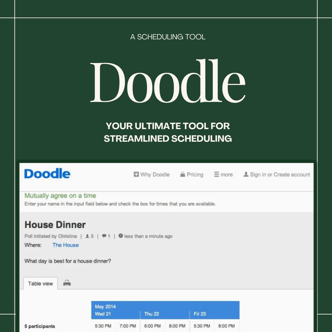 Doodle: Your Tool for Streamlined Scheduling (2026)