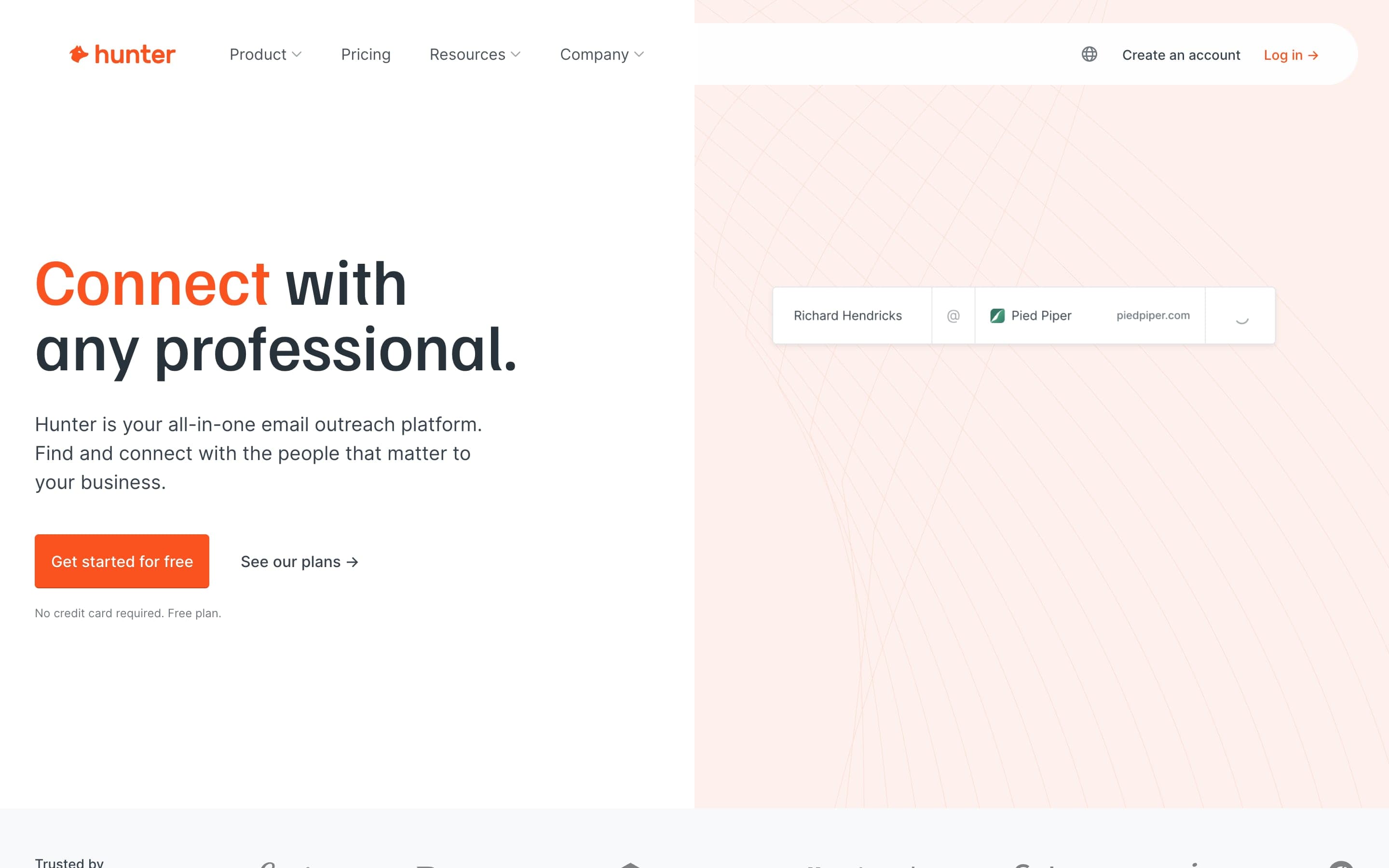 Hunter homepage