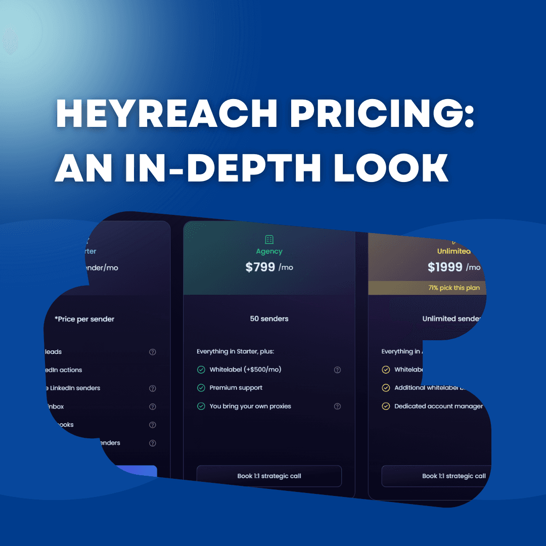 HeyReach Pricing 2026: Plans, Costs and Value Breakdown
