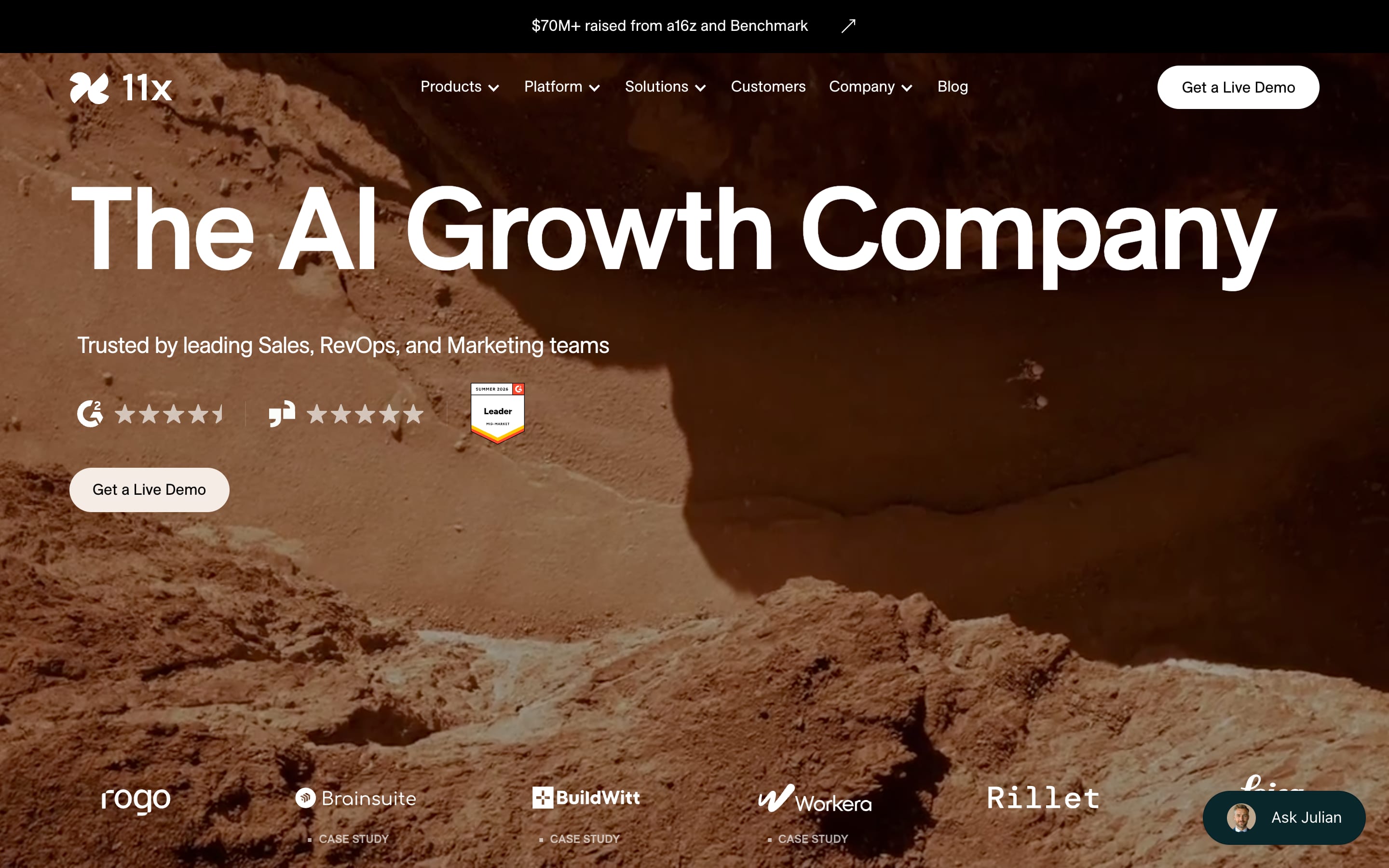 11x homepage, August 2026