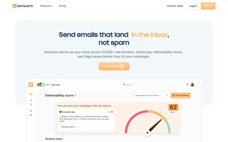 lemwarm homepage