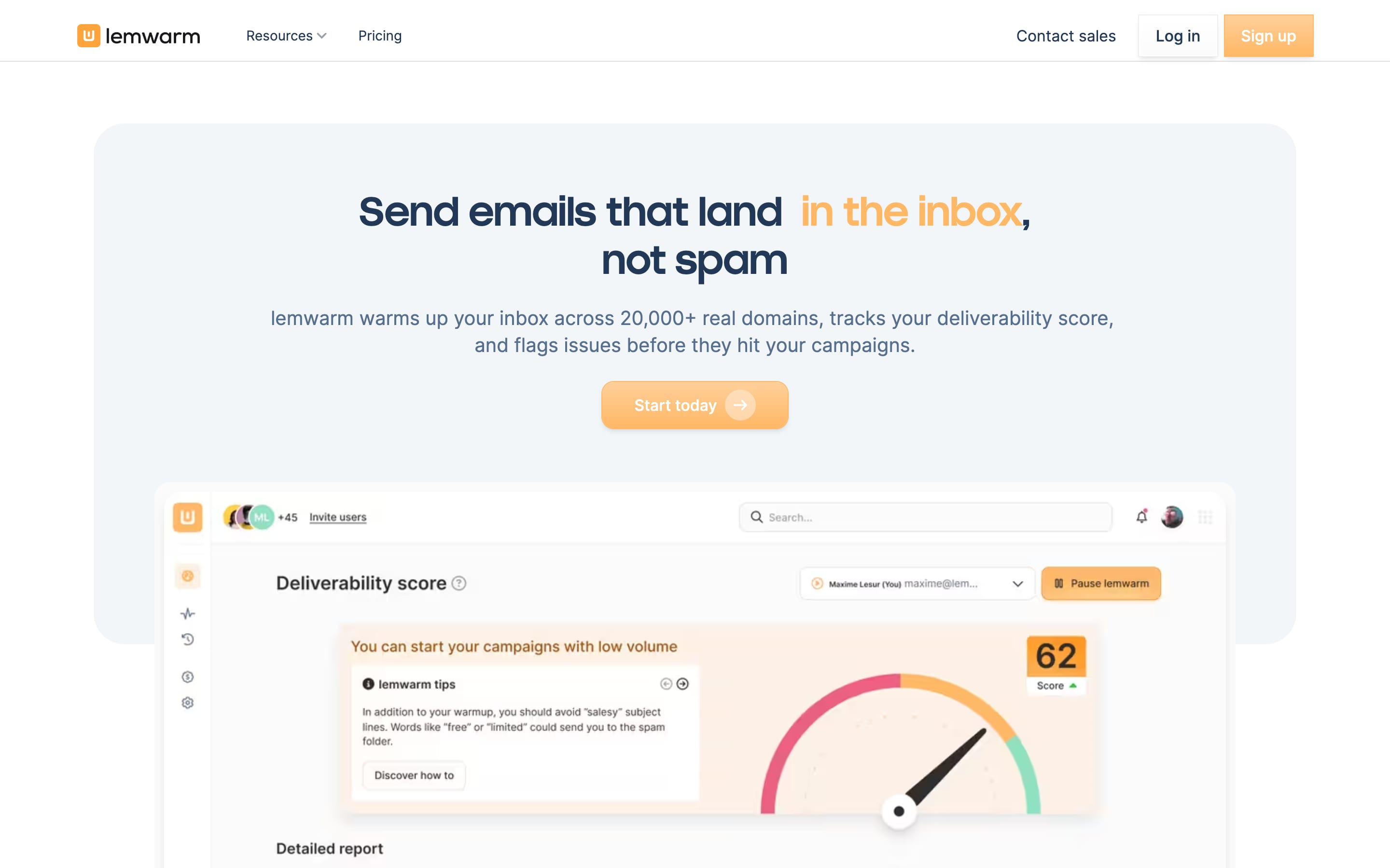 lemwarm homepage, August 2026