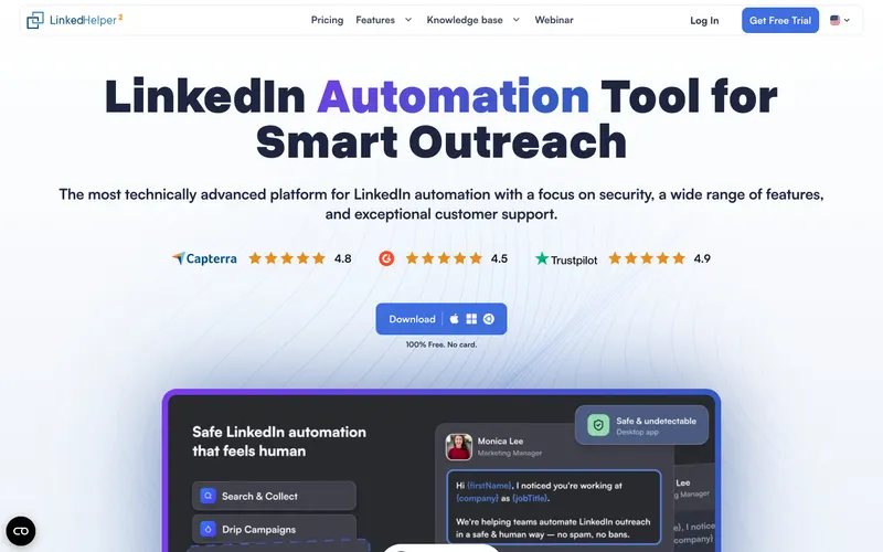 Linked Helper homepage