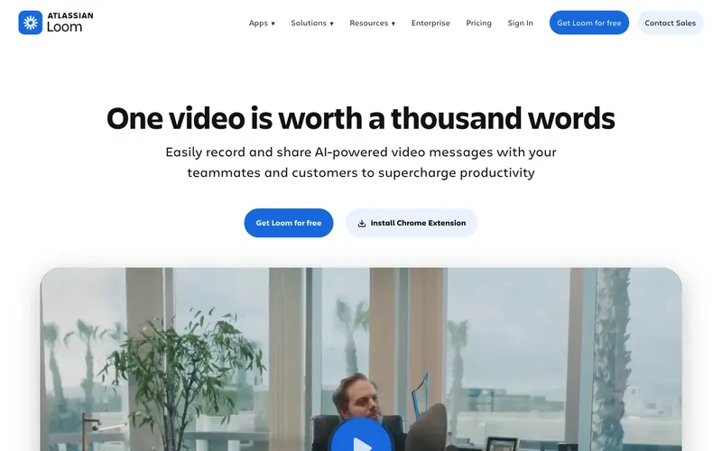 Loom homepage