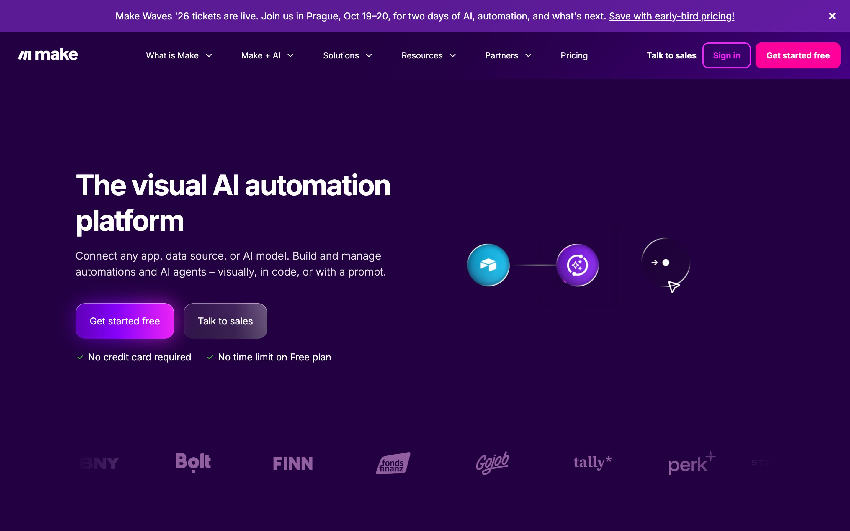 Make homepage, August 2026