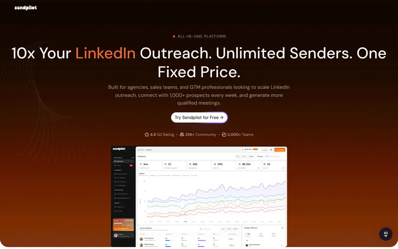 Sendpilot homepage