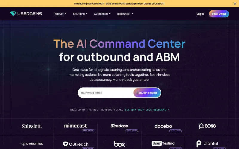 UserGems homepage