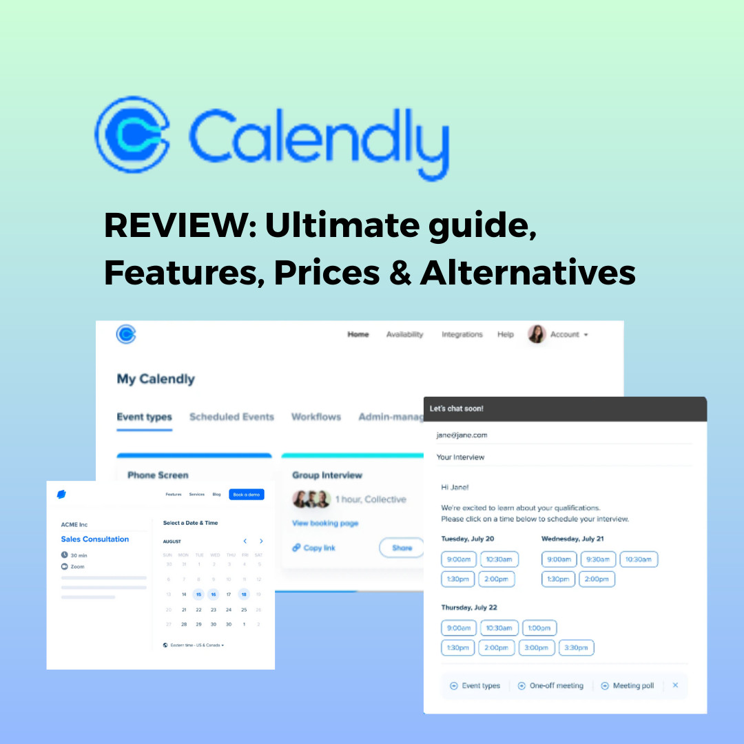 Calendly tool for schedling