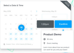 Calendly vs Google Calendar: calendly interface