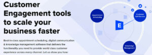 Calendly vs Engageware: Engageware home page