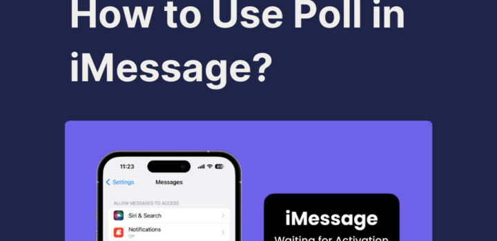 Learn How to Use Polls in iMessage!