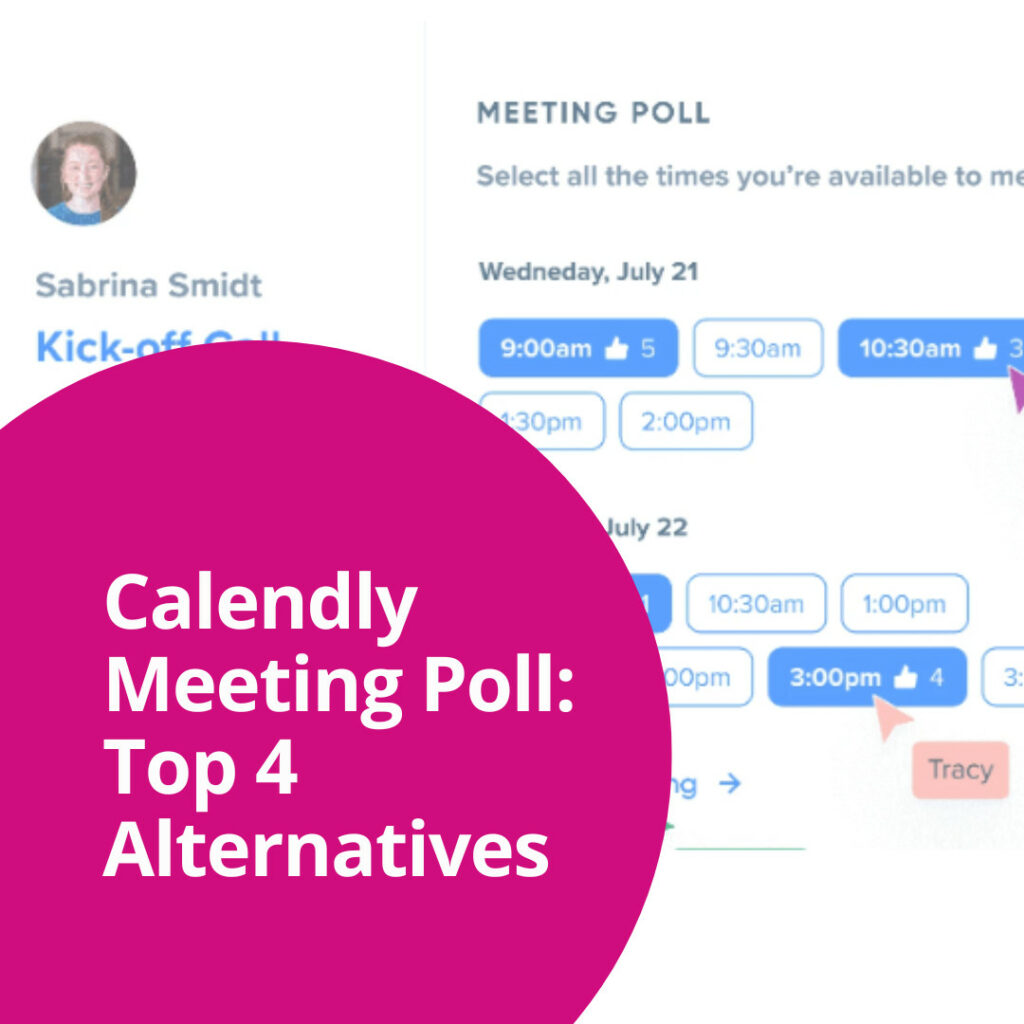 Calendly Meeting Poll Alternatives