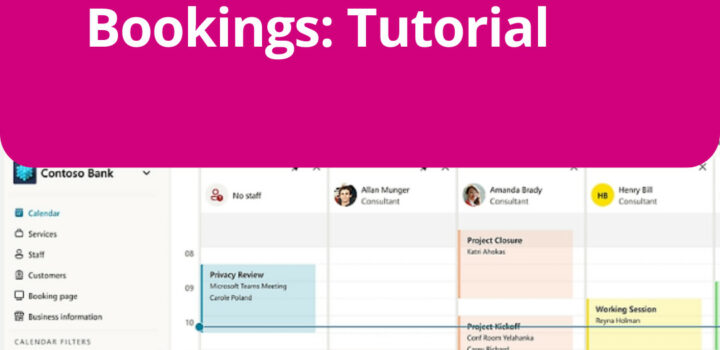Microsoft Bookings article