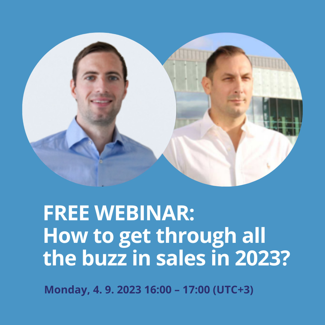 FREE WEBINAR: How to get through all the buzz in sales in 2023?