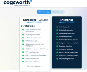 Cogsworth pricing model