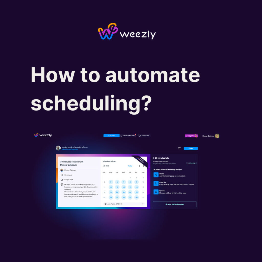 How to automate scheduling? A deep dive. Article.
