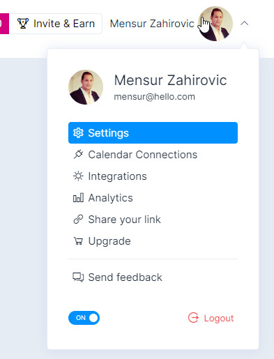 How to manage to your profile and settings. 
