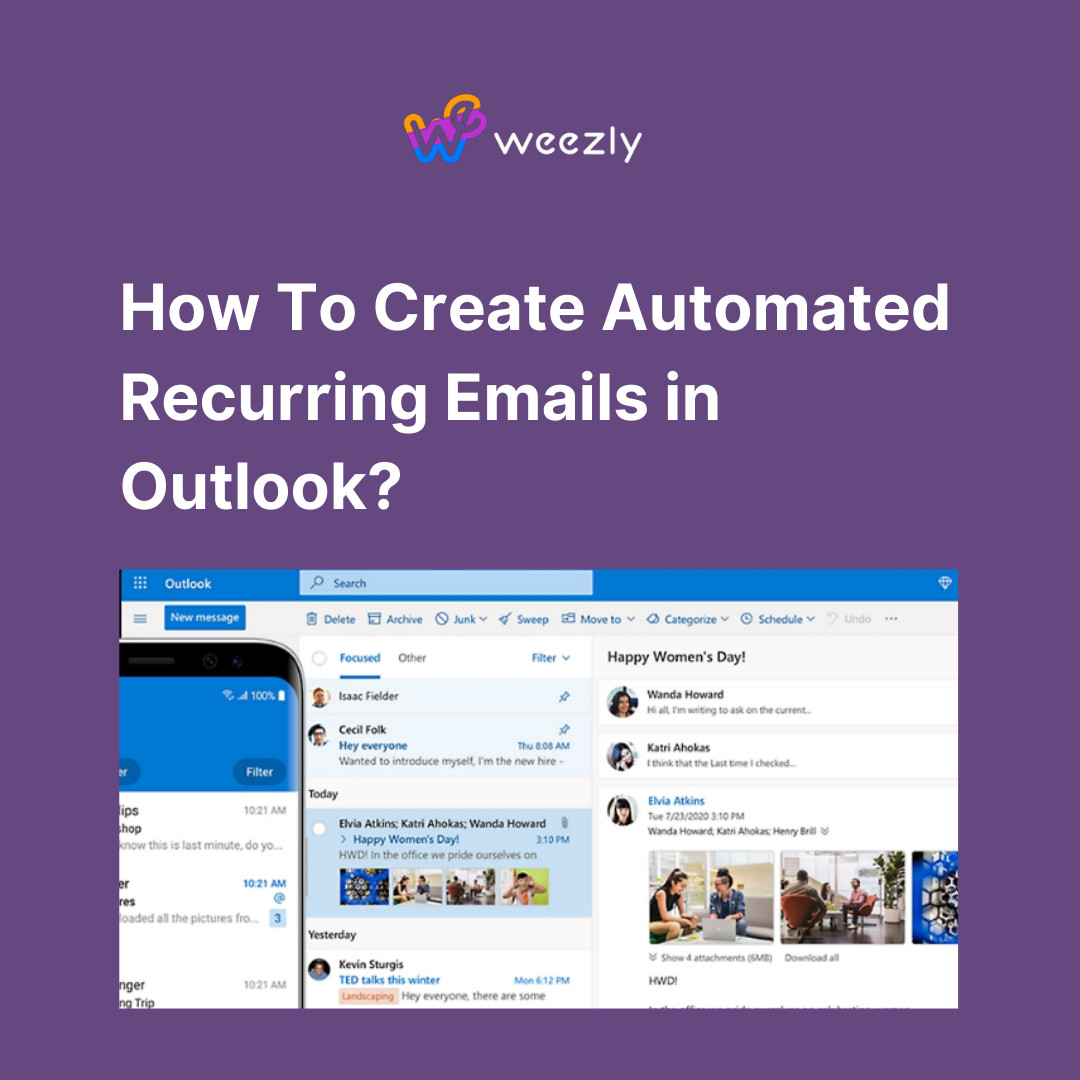How To Create Automated Recurring Emails in Outlook?