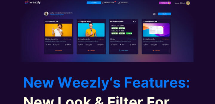 New Weezly's Features: New Look & Filter For Easier Navigation