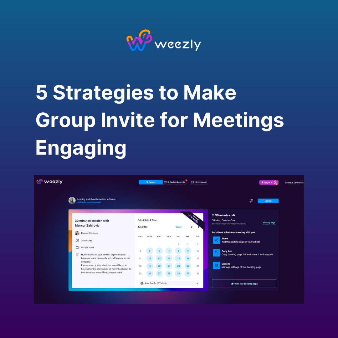 5 Strategies to Make Group Invite for Meetings Fun & Engaging