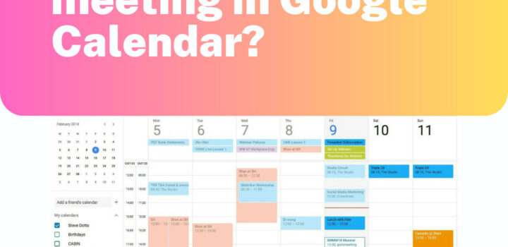 How to cancel a meeting in Google Calendar?