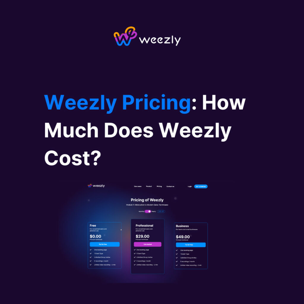 weezly pricing