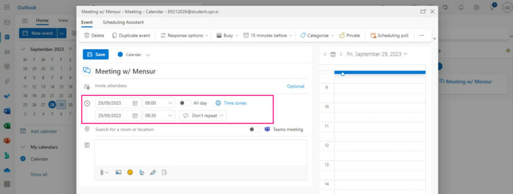 How to Reschedule a Meeting in Outlook