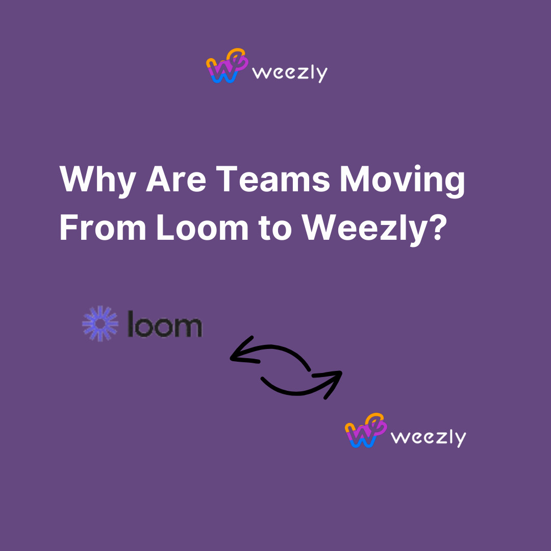 Why are teams moving from loom to Weezly?