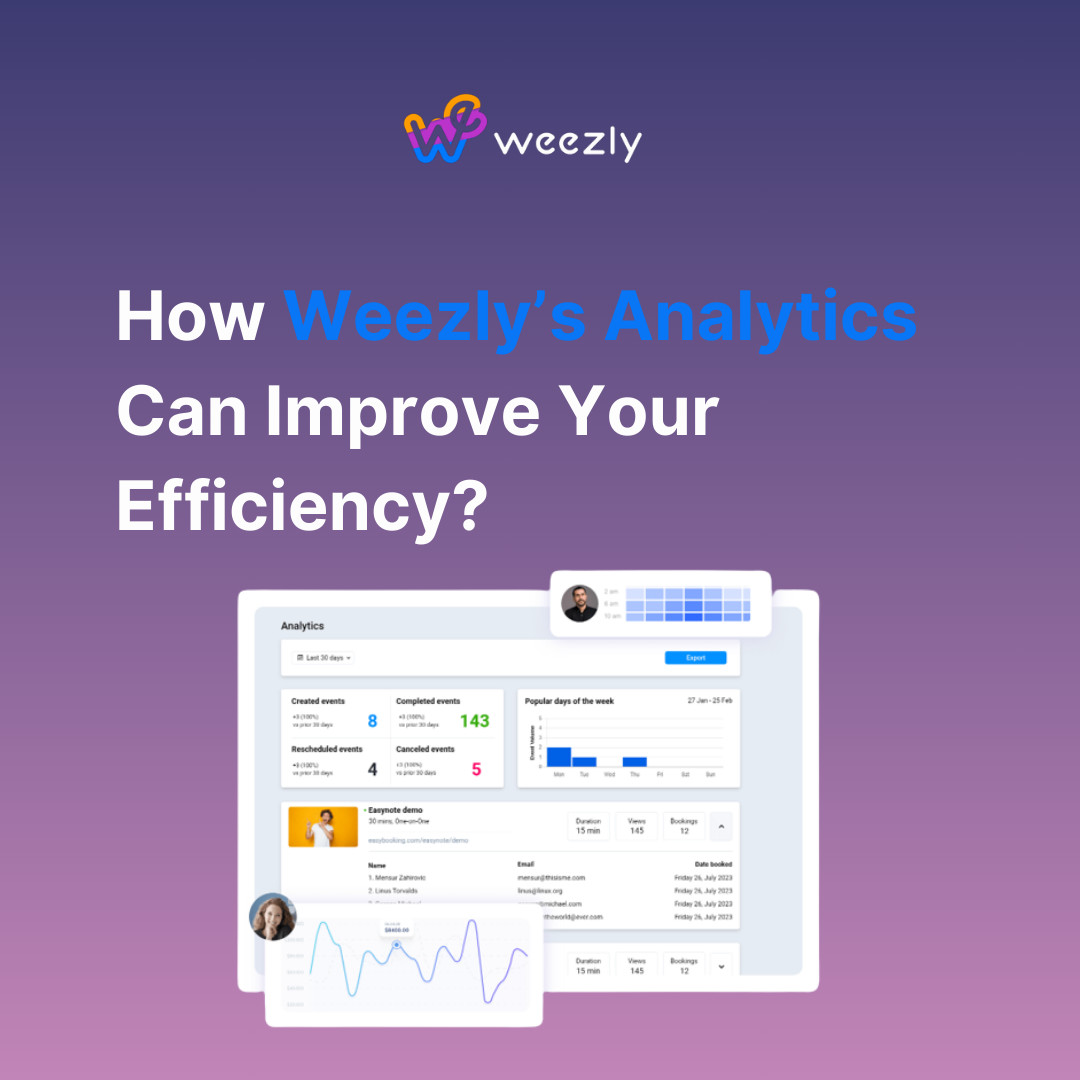 Data-Driven Scheduling: How Weezly's Analytics Can Improve Your Efficiency?