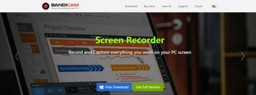 screen recording tool bandicam