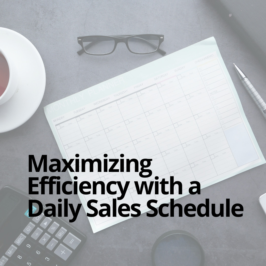 Maximizing Efficiency with a Daily Sales Schedule: Harnessing the Power of Weezly
