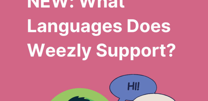 What Languages Does Weezly Support?