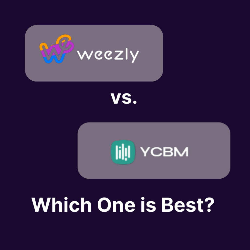Weezly vs youcanbookme