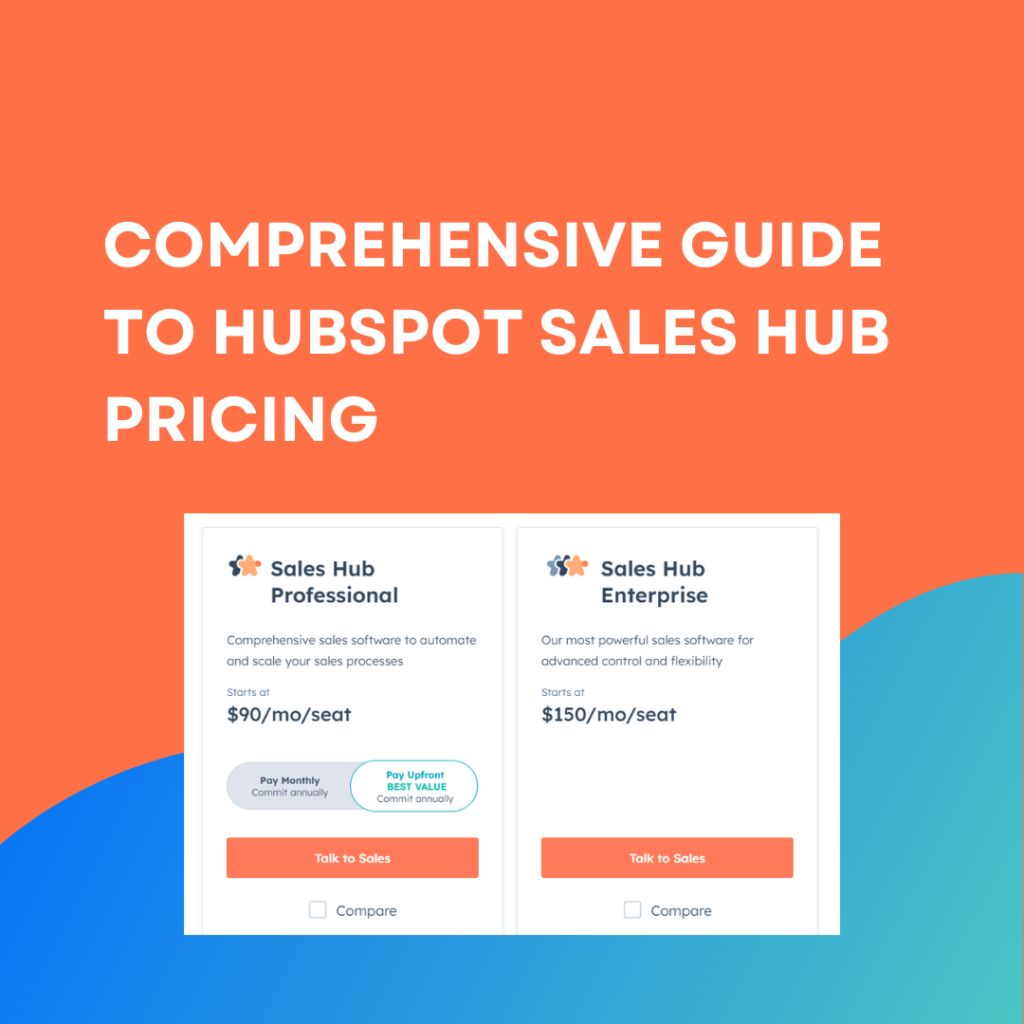 HubSpot Sales Hub pricing