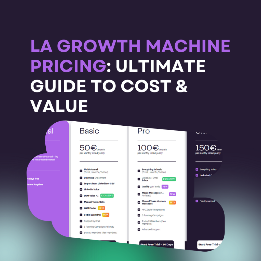 La Growth Machine pricing