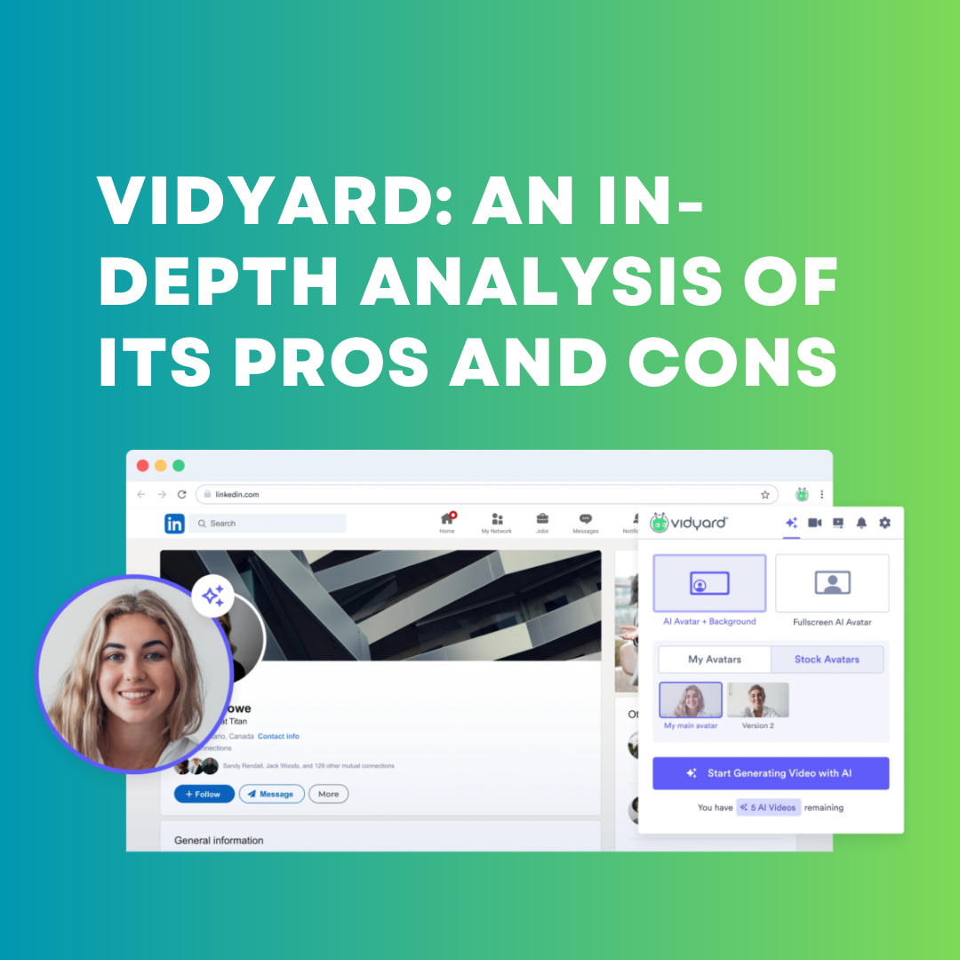 Vidyard: An In-Depth Analysis of Vidyard Pros and Cons