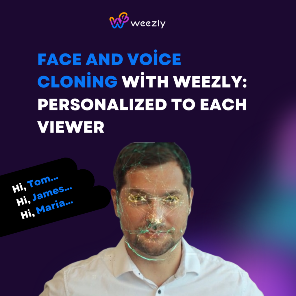 face and voice cloning with weezly