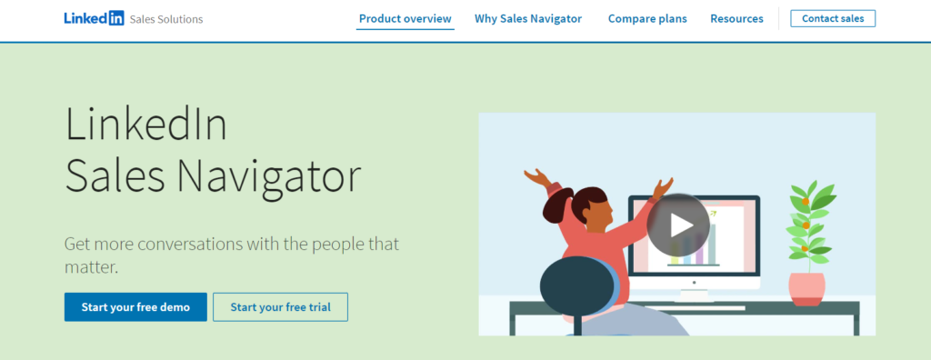 Linkedin sales nivaigator