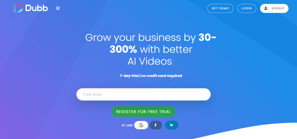 Dubb is a powerful personalized sales video tool