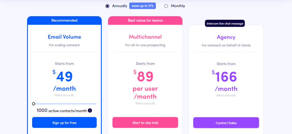 Reply.io pricing