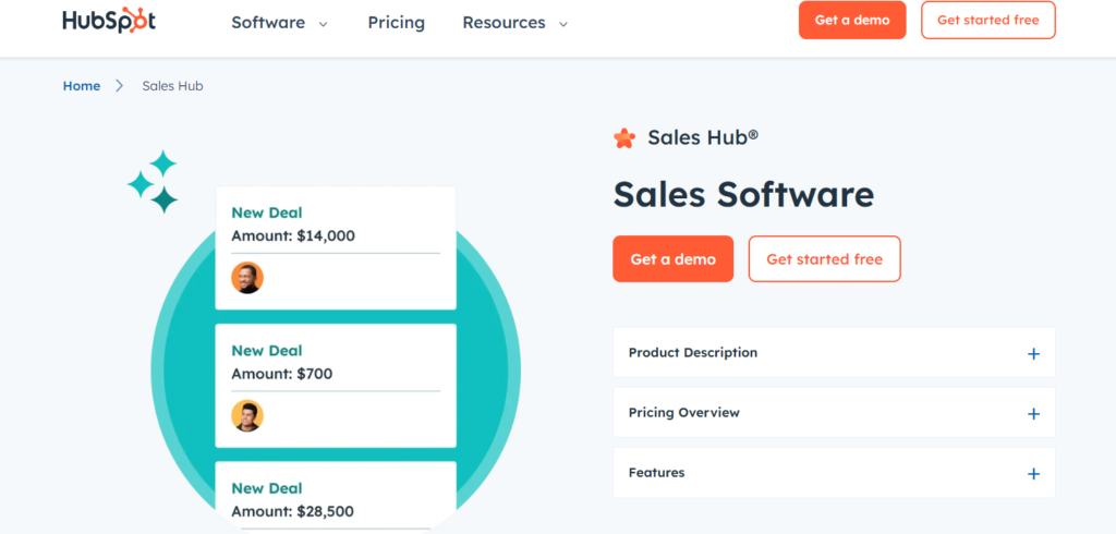 HubSport sales software