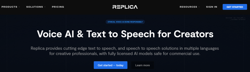 Replica Studios focuses on creating AI-generated voiceovers