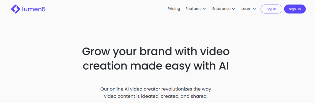 lumen5 ai video tools