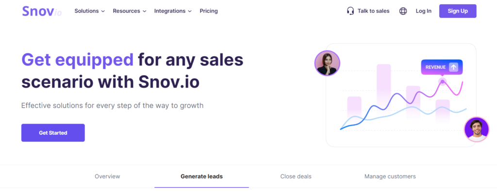 snov.io home page