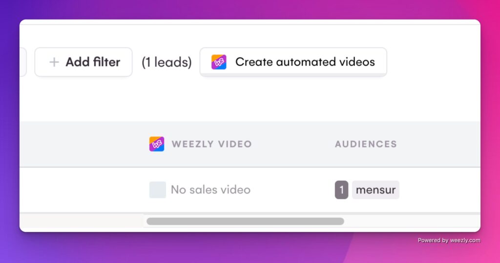 Create personalized video in La Growth Machine