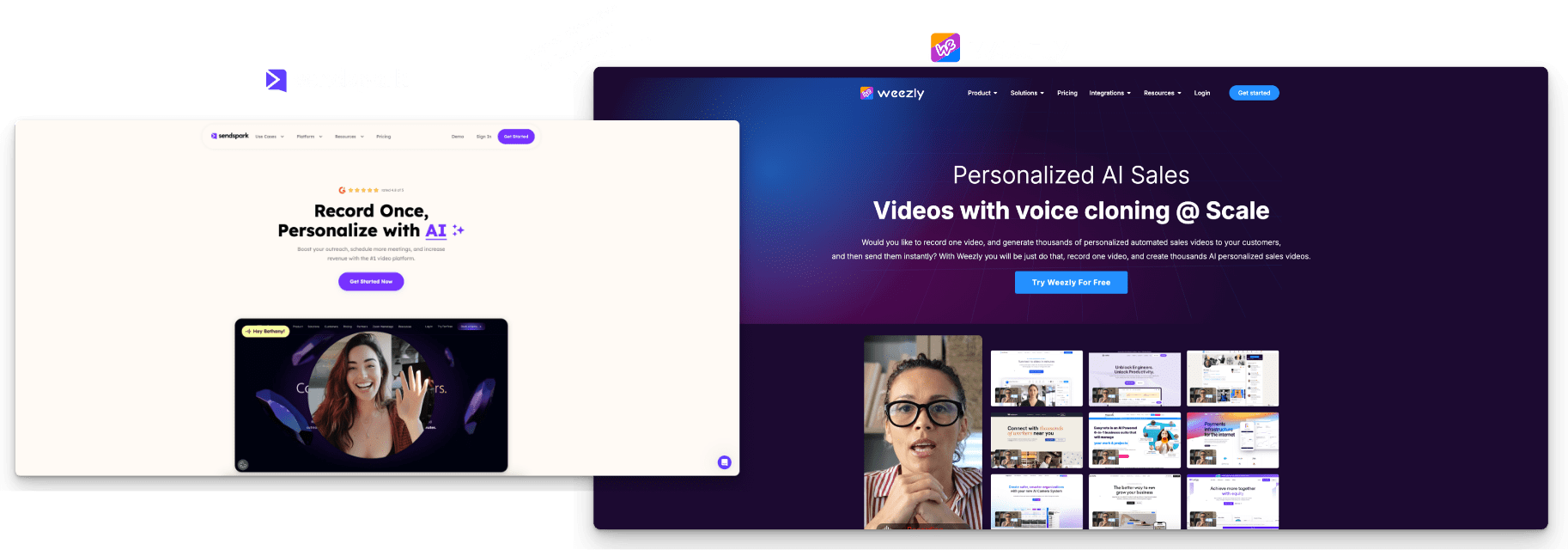 Weezly, a better Sendspark alternative