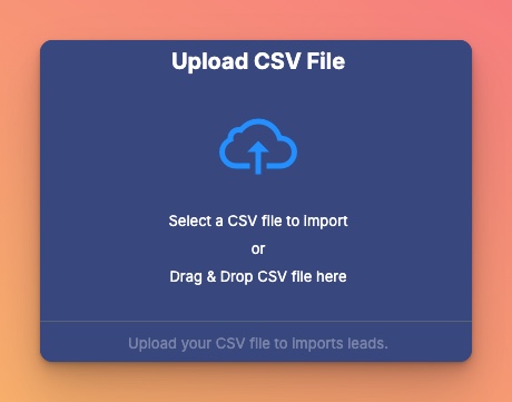 Import a cvs file to create automated personalized videos on Weezly