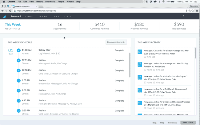 With Setmore Premium, you can customize the text of the auto-SMS reminders.