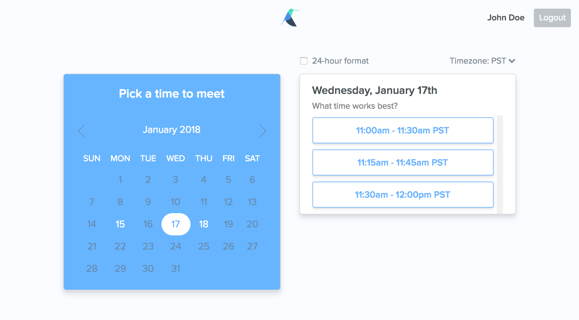Meetingbird - an alternative to Calendly