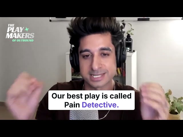 Screenshot of the Pain Detective GPT interface showing the guided questions for surfacing prospect pain points